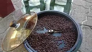 Roasting my own coffee beans