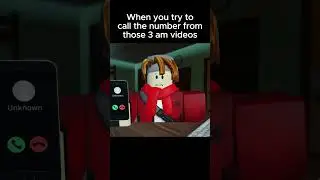 Roblox 3am call #roblox #animation #robloxanimation #memes #shorts