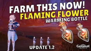Flaming Flower Stamen Best spots To Farm | Genshin Impact