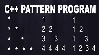 Hollow Right Triangle Pattern in C++ || Right Triangle Pattern Program in c++