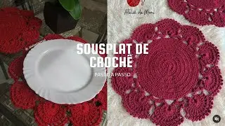 Sousplat de Crochê - passo a passo
