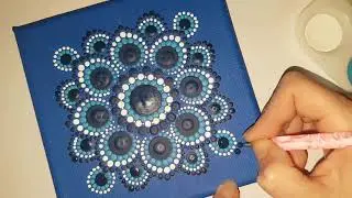 Mandala nazar eye dot painting | 만다라 나자르 아이 도트 페인팅 dot art