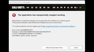 PC Crash with 0xC0000005 at BR and Resurgence menu