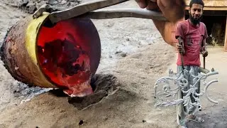 Amazing Aluminum Casting Process | Unique Grill & Gate Decor Ideas #DecorativeCasting #MetalCraft