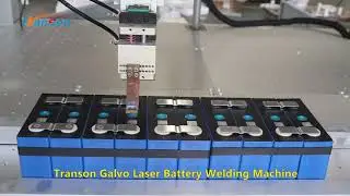 Transon Galvo Platform Laser Welding Machine For Lithium Battery #batterylaserwelder
