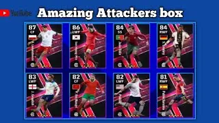 Efootball amazing Attackers box opening । Don't miss Lewandowski