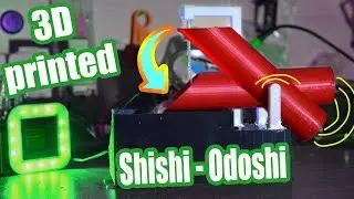 3D Printed Shishi-Odoshi Fountain (Deer Scarer). DIY