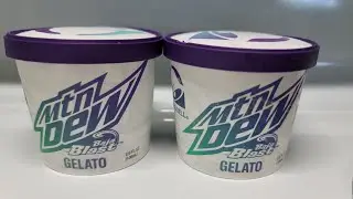 Taco Bell Baja Blast Gelato Mtn Dew review