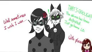 Miraculous Ladybug Comic Dub Ladybug and Chat Noir's first fight