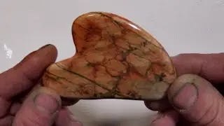 GOUACHE scraper made of stone with your own hands