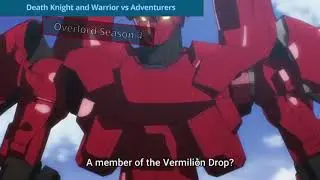 Ainz's Death Knight and Warrior Vs Adventurers | Overlord Season 4 Episode 9
