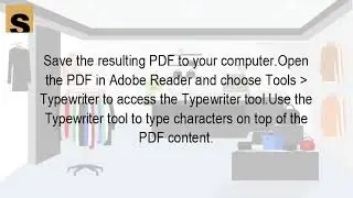 How do you type in a PDF