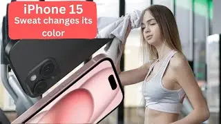 Exercising while in possession of an iPhone 15 is not advisable 🏃‍♂️  Color variation on iPhone 15.
