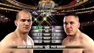 Junior Dos Santos vs Pat Barry EA UFC