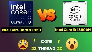 Intel Core Ultra 9 185H 🆚 Intel Core i9 13900H  |🔥Processor Compare🔥 |