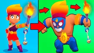All Brawlers Look Like Amber - Brawl Stars