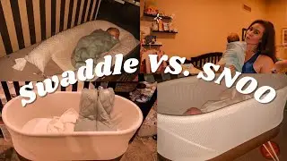 WEIGHTED DREAMLAND SWADDLE VS. SNOO BASSINET |WHICH ONE WORKED FOR MY NEWBORN|