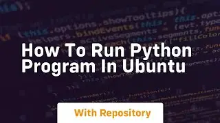 how to run python program in ubuntu