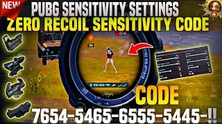 NEW UPDATE 3.3 🔥BEST SENSITIVITY CODE+CONTROL SETTINGS BGMI/PUBG MOBILE | GLACIER WALA