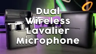 BILIYIP Dual Wireless M1 Lavalier Microphone Compatible with Apple Devices