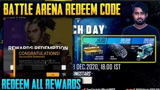 Free Fire Battle arena season 2 Redeem code | battle arena Redeem code | 18 December Redeem code