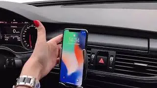 Сенсорный автодержатель с беспроводной зарядкой