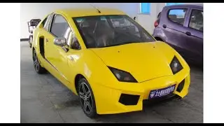 drifting car with action cam