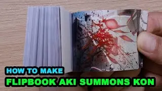 How to make flipbook Aki summons Kon - Chainsaw Man