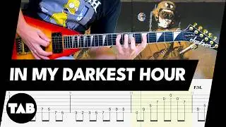 IN MY DARKEST HOUR Megadeth Guitar TAB | Lesson | Tutorial | Cover