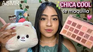 ASMR la popular del colegio te maquilla en clase 💕💄