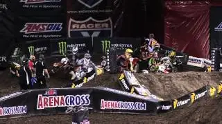 Arenacross -  Saturday Race Highlights from the Cedar Park Center in Cedar Park, Texas 2012