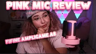 Affordable Pink Microphone Review! | Fifine AmpliGame A8 Mic Review
