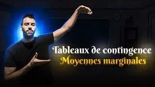 Statistique de deux variables - Tableaux de contingence - Moyennes marginales