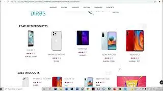 E-Commerce Web Project || Mobile Store Project Using HTML , CSS, BOOTSTRAP, jQuery, JavaScript
