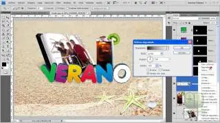 Tutorial Photoshop: Efecto Texto Verano 3D.