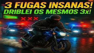 🚨 FUGI 3 VEZES DOS MESMOS POLICIAIS NO GTA RP! 🏃‍♂️💨