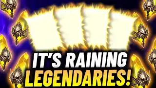 We Managed to HIT THE EXTRA LEGENDARY TWICE! (Sacred Shard Pulls) - Raid Shadow Legends Opening