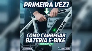 Como carregar bateria de bicicleta elétrica corretamente