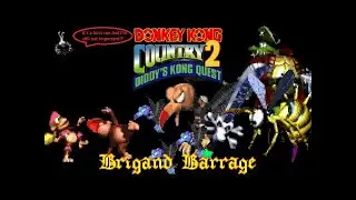 Donkey Kong Country 2 Brigand Barrage Gameplay