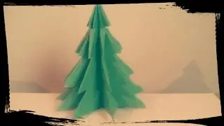 3D Jelka od papira