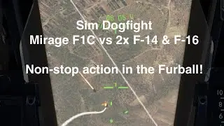 Non-stop action in crazy SIM furball!!!