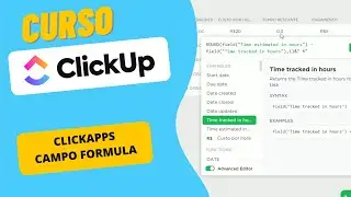 Curso Clickup - ClickApps - Campo formula
