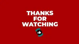 Thanks For Watching TEXT ANIMATION In Adobe After Effects ~ Motion Graphics