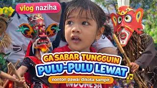 😱MEDINA NANGIS DIKEJAR PULU-PULU 🤣