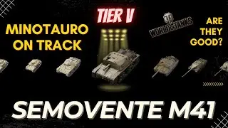 Semovente M41 - Tier V of the Minotauro Line - Amazing Gun