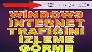 İnternet Trafiğini İzleme/Görme (İndirme Yükleme Hızı)