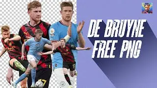 FREE PNG 🔵⚪ |  KEVIN DE BRUYNE PNG | Photoshop Tutorial | Praveenkumar.psd