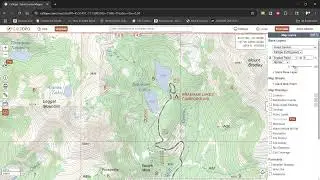 CalTopo Base Maps and Overlays