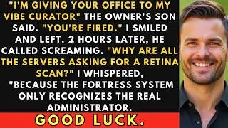 Fired for a Vibe Curator, I Locked the Servers with My Retina Scan.