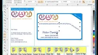 CoralDraw Tutorial 04- Designing Stationery